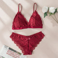 Conjunto Feminino - Lingerie de Renda sem Costura - Frete Grátis