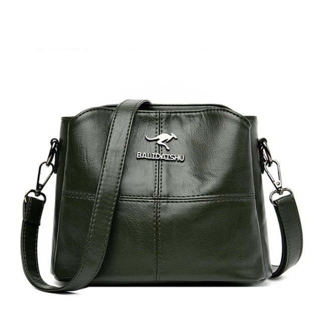 Bolsa de Couro Feminina Beauty LASS - Kangaroo Frete Grátis