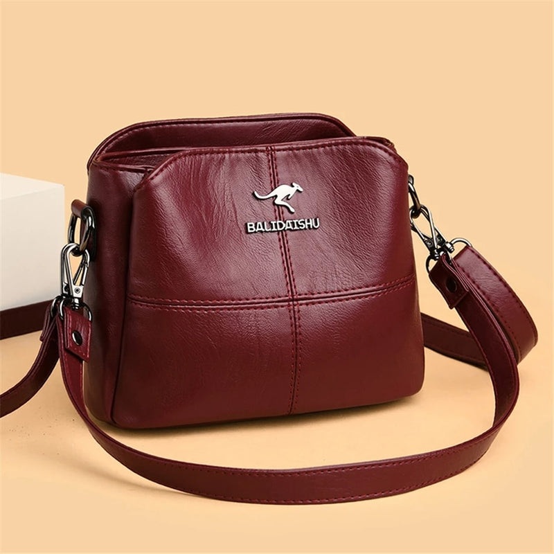 Bolsa de Couro Feminina Beauty LASS - Kangaroo Frete Grátis